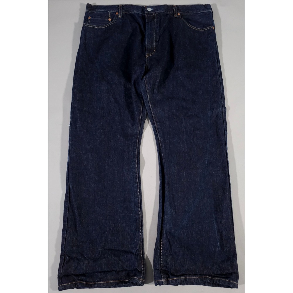 Levi's 517 Bootcut Jeans Mens 42x30 Indigo Blue Denim 5-Pocket Classic